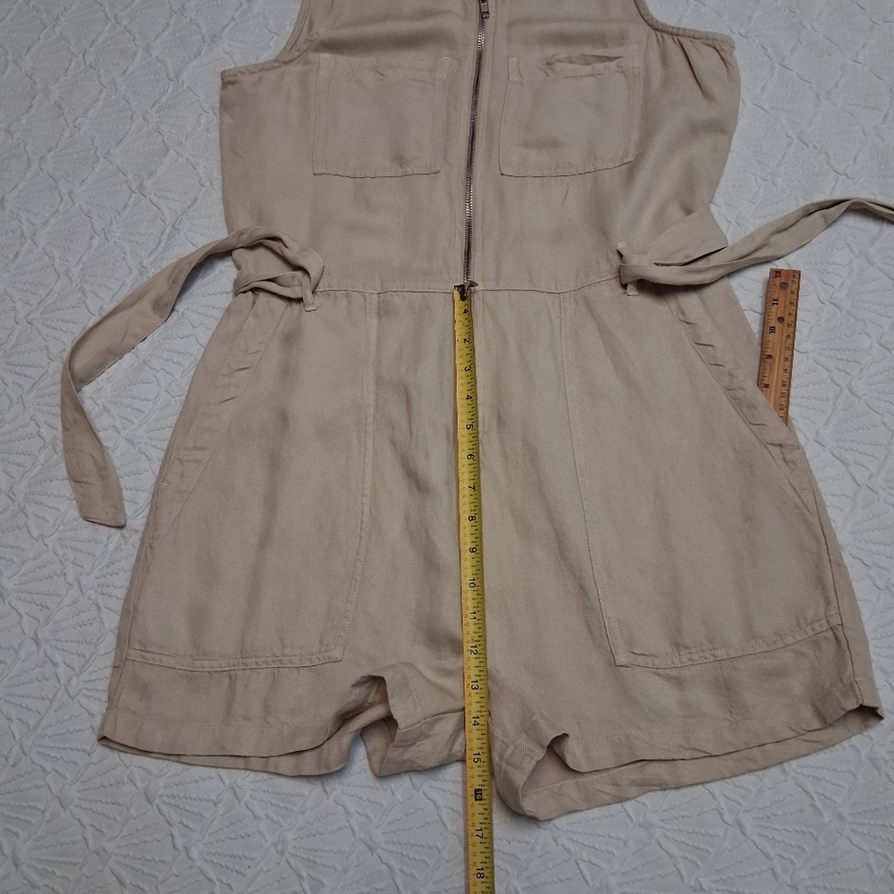 Cloth & Stone Anthroplogia Light Tan Romper Size M - Picture 12 of 17